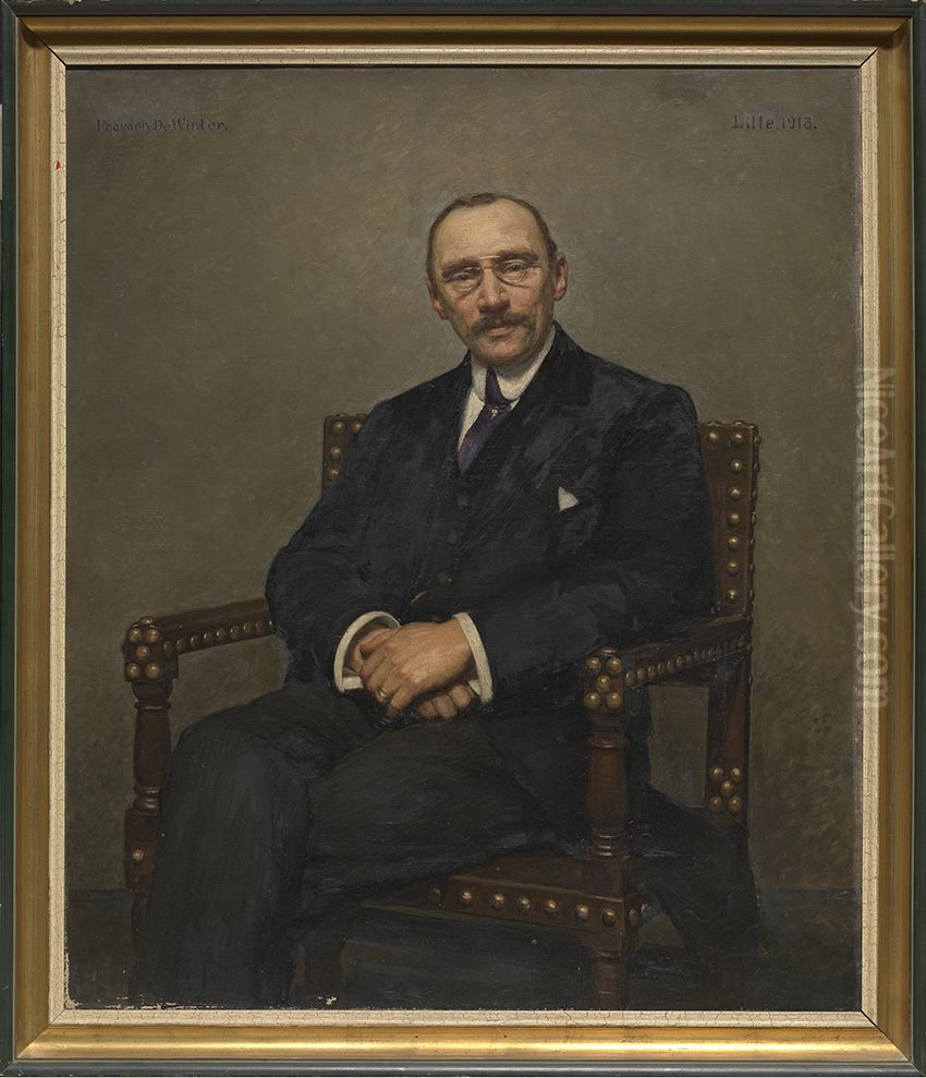 Portret van Ernest Gerard Oil Painting by Pharaon de Winter Portret van Ernest Gerard Oil Painting by Pharaon de Winter