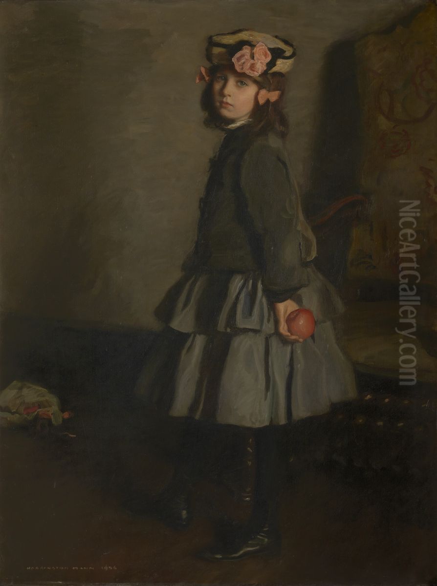 Kathleen Oil Painting by Harrington Mann
