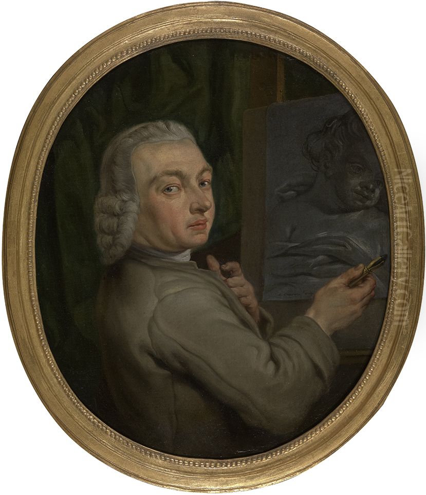 Zelfportret Oil Painting by Antonius Suweyns