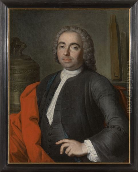 Portret van Joris Dumery Oil Painting by Antonius Suweyns