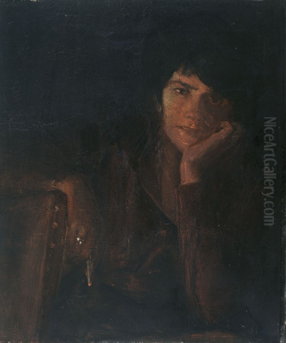 Virago Oil Painting by Jan Frans De Boever