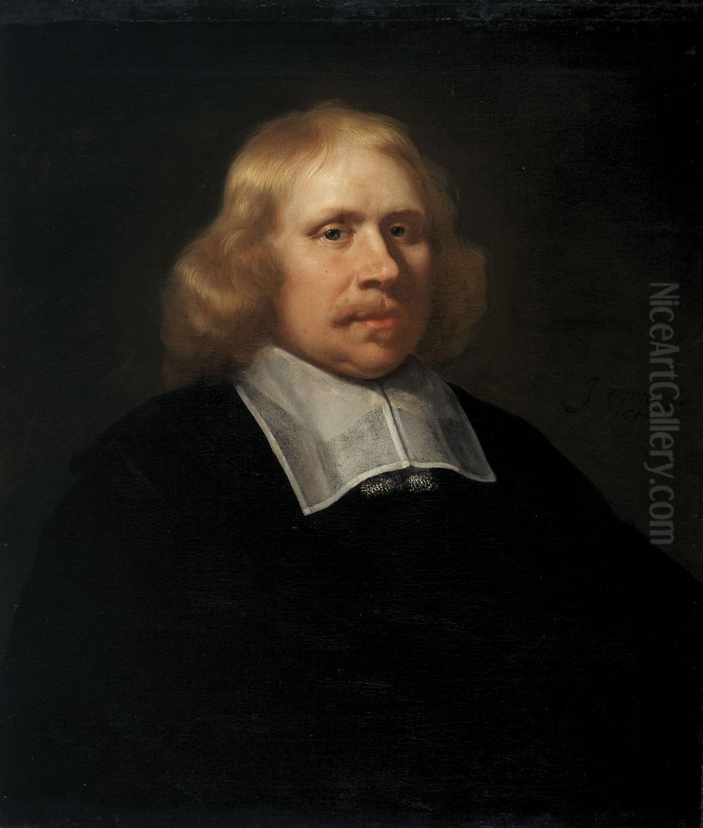 Portrait of a man Oil Painting by Jurgen Ovens