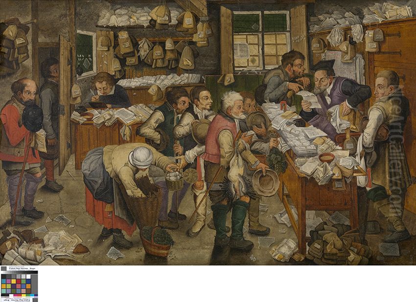 De Tiendenheffers Oil Painting by Pieter Brueghel the Younger