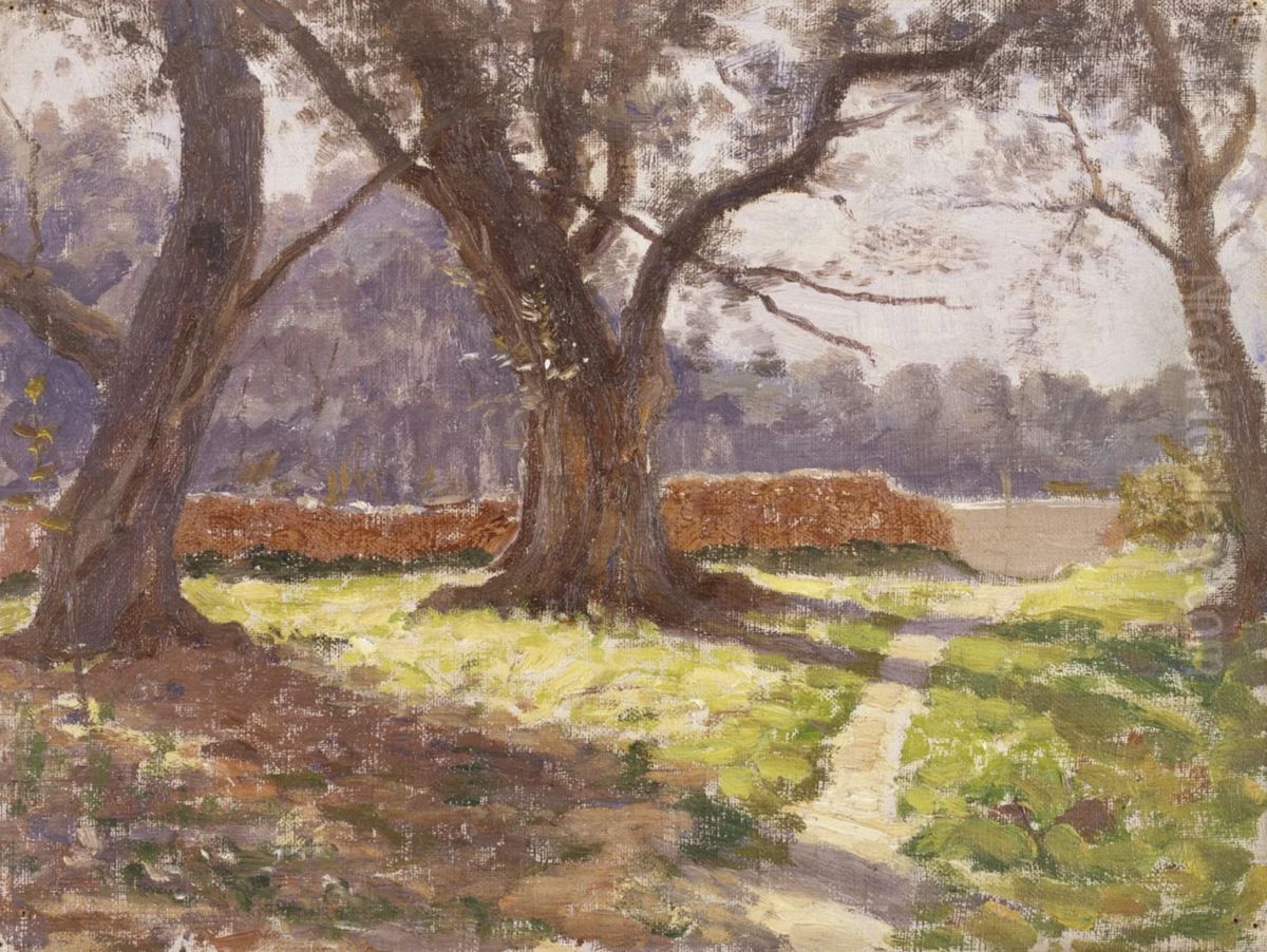 Landscape in the Provence Oil Painting by Fernand Scribe