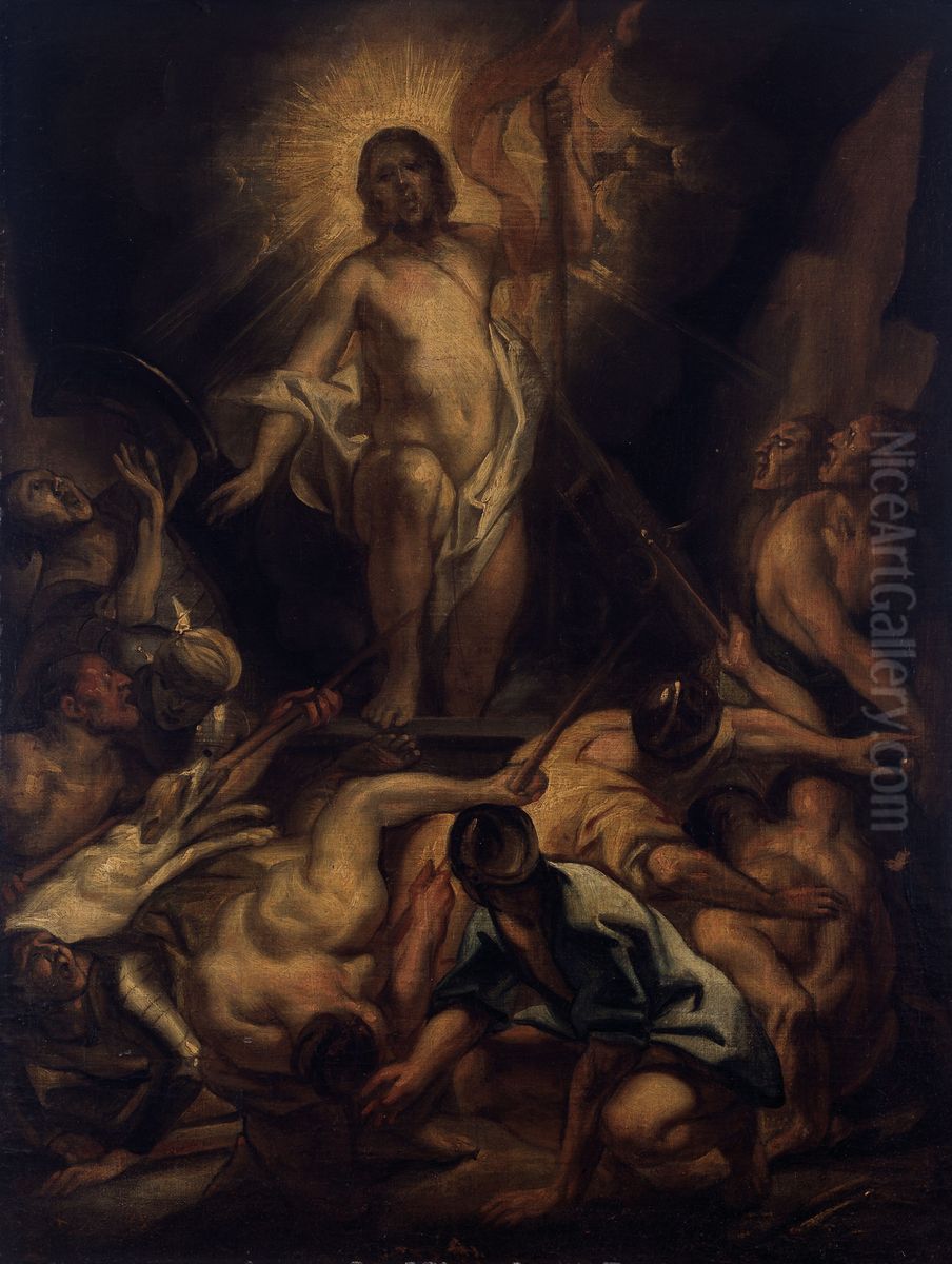 The Resurrection of Christ Oil Painting by Jacob Jordaens