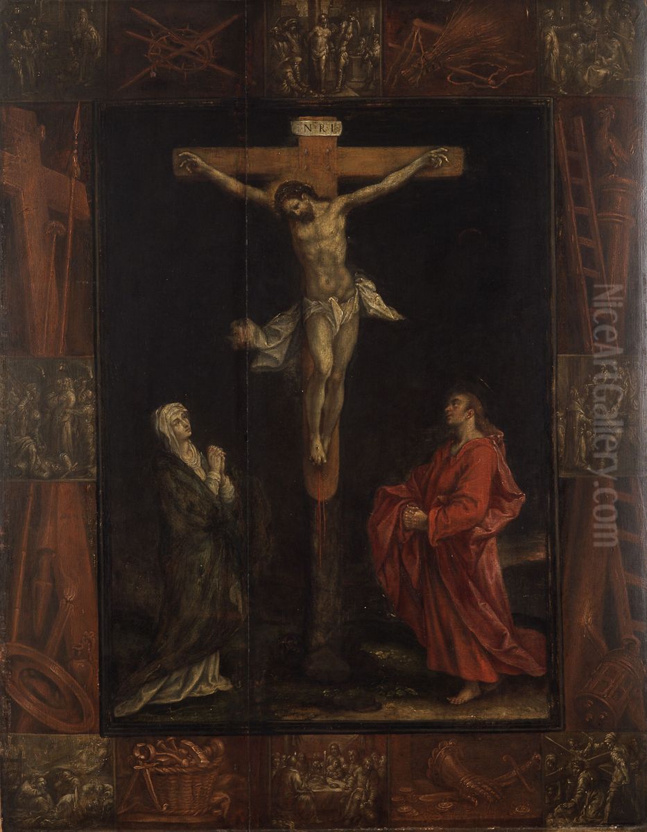 Calvary Oil Painting by Frans Francken the Younger