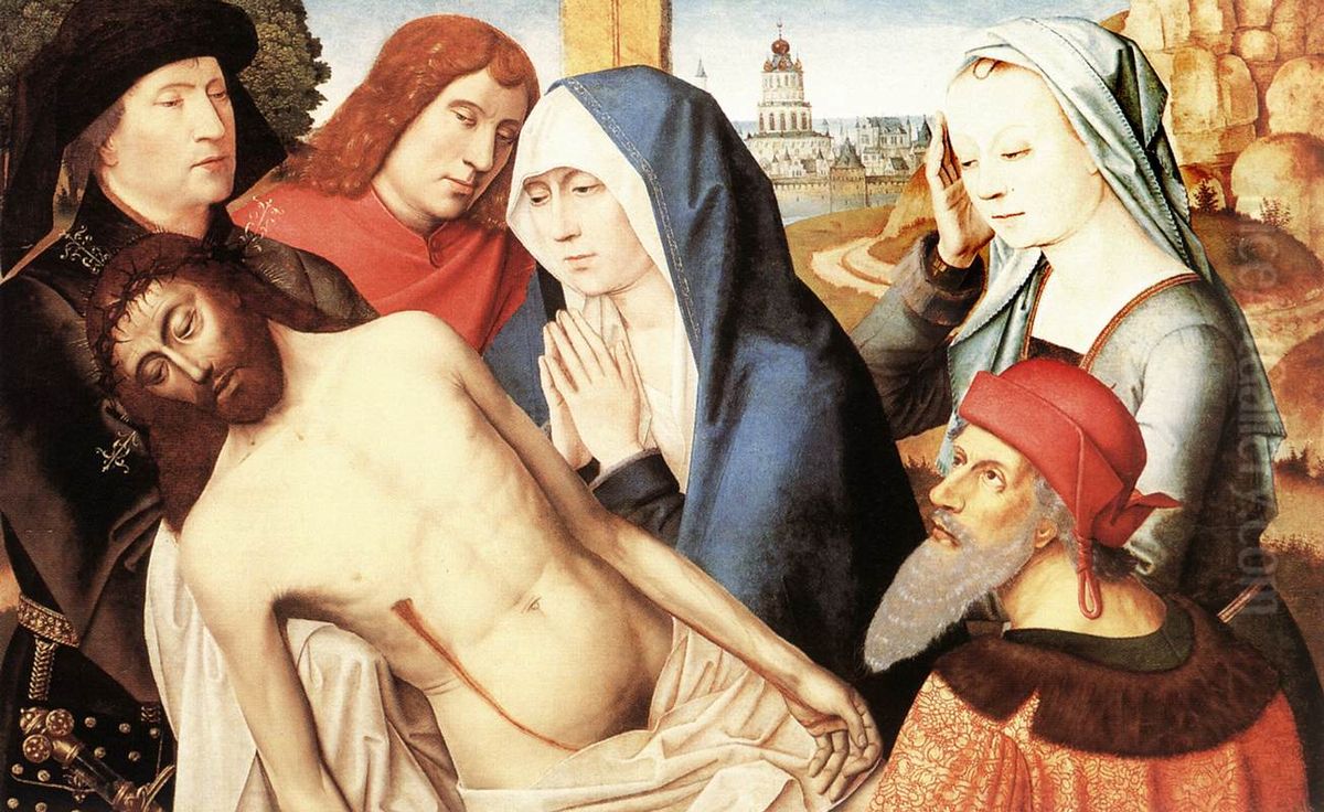 Lamentation Oil Painting by Master Of The Legend Of Saint Lucy
