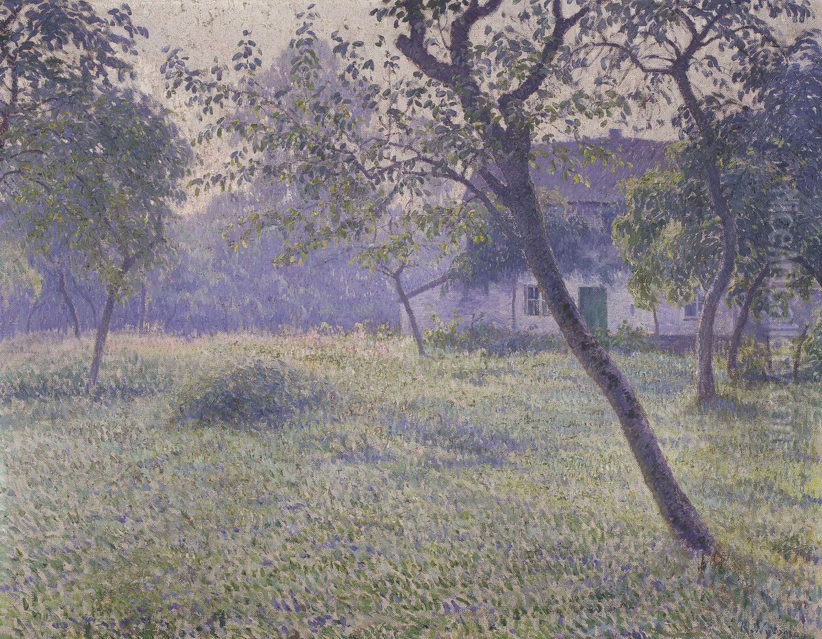 Orchard at Night Oil Painting by Rodolphe Wytsman