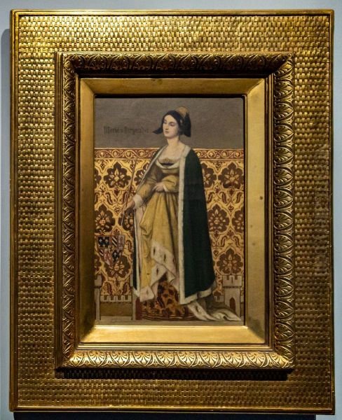 Maria van Bourgondie Oil Painting by Albrecht De Vriendt