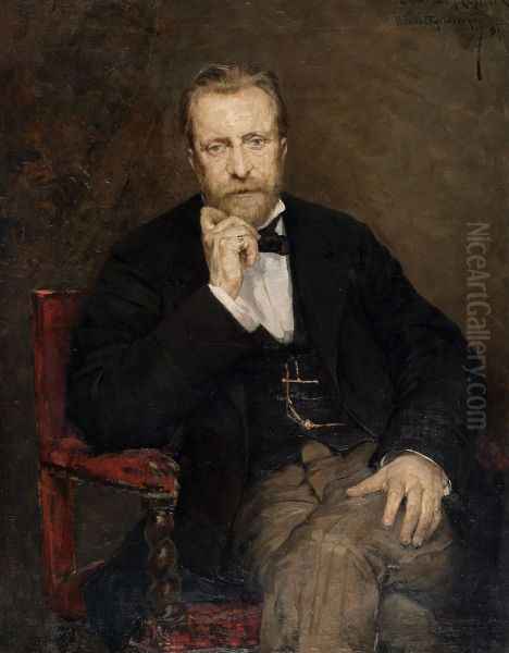 Portrait of the Artist Jean Capeinick Oil Painting by Theo van Rysselberghe
