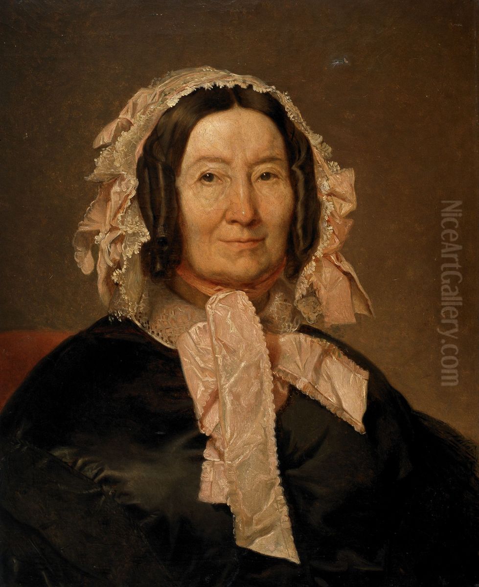Portrait of Mrs Pick Oil Painting by Louis Gallait