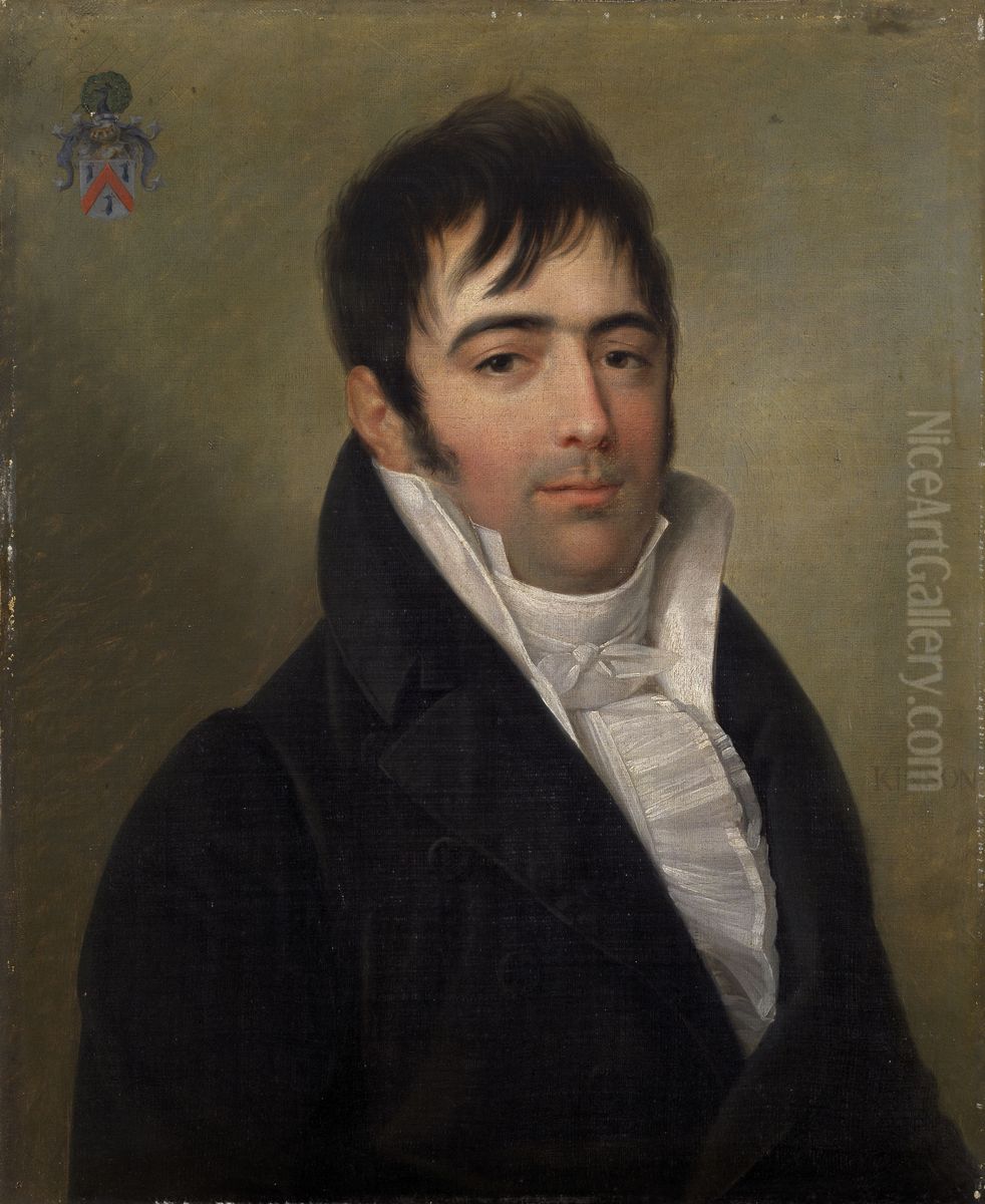 Portrait of Bernard Paul De Pauw Oil Painting by Francois Kinson