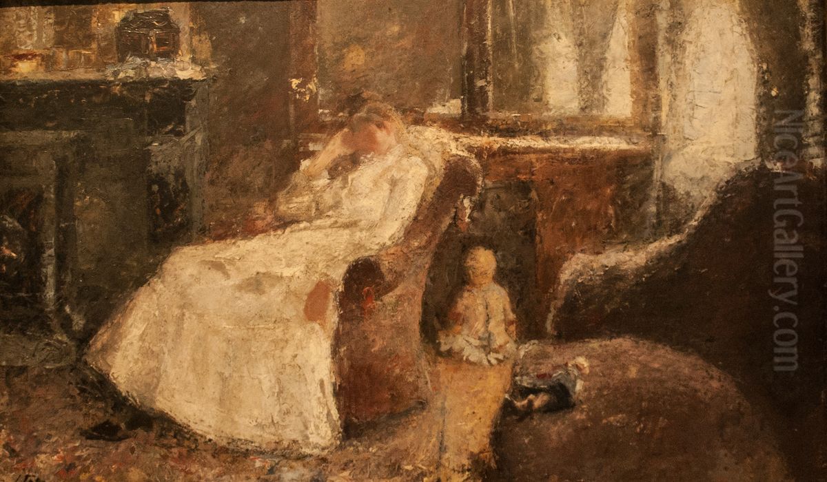 Annie Hall in Lissadell, Kenley Oil Painting by Jan Toorop