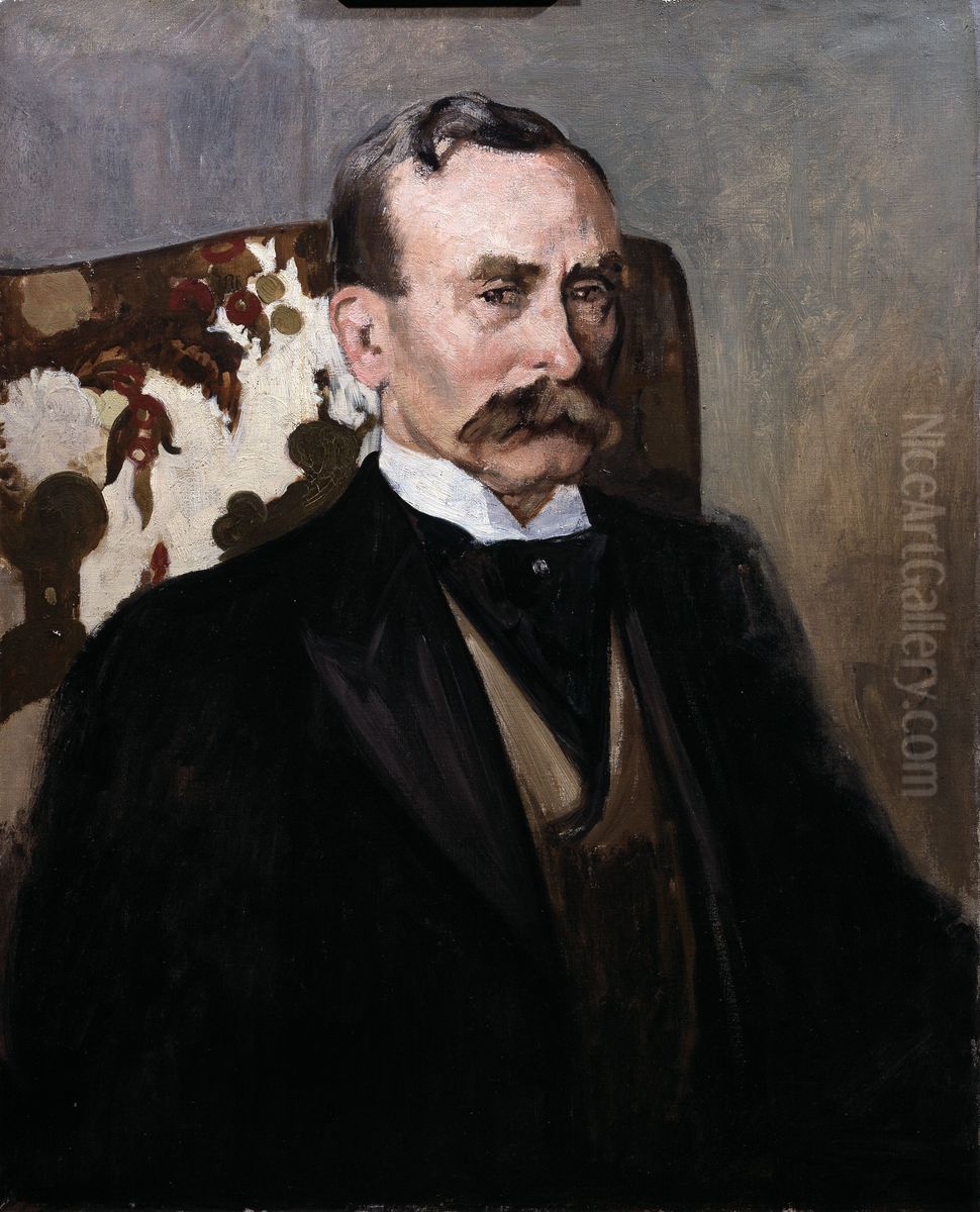 Portrait of Edward Tuck, Vice-Consul of the United States in Paris Oil Painting by Henri Evenepoel