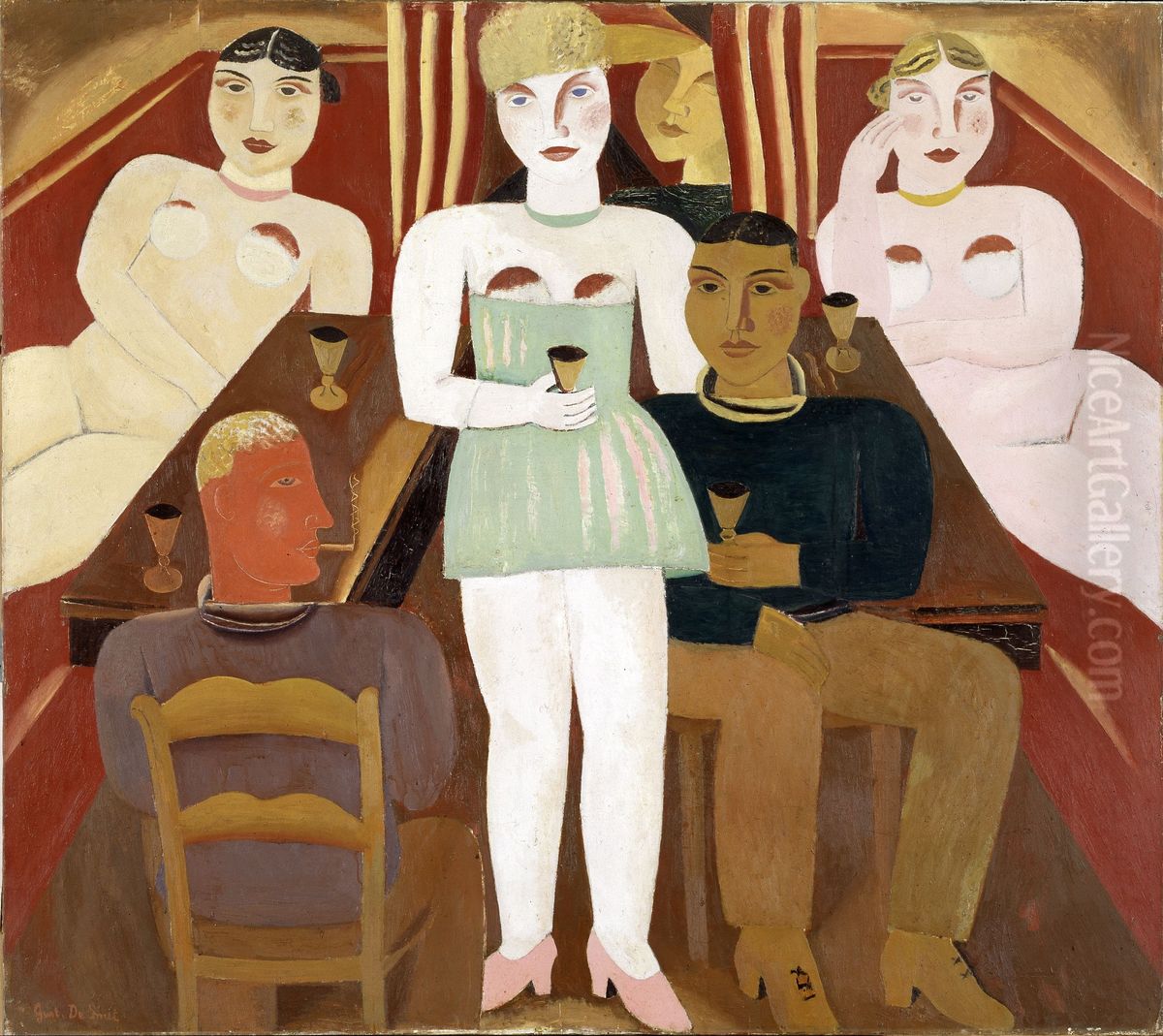 Het goede huis Oil Painting by Gustave De Smet