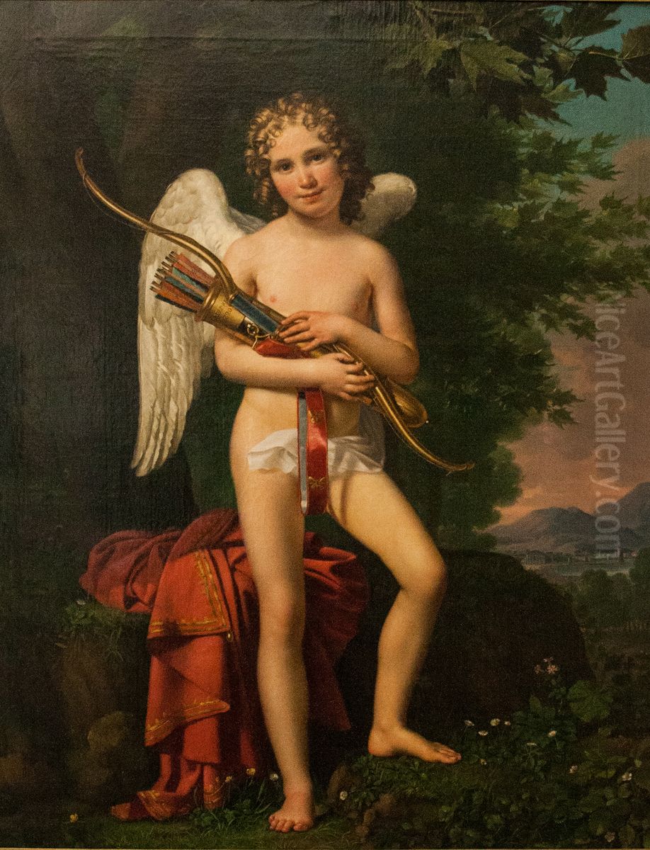 Eros Oil Painting by Joseph Paelinck