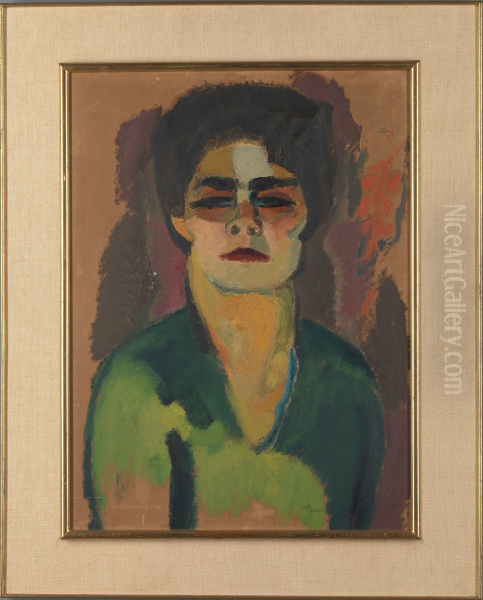 Portrait of Fortuna Brulez Oil Painting by Frits Van Den Berghe