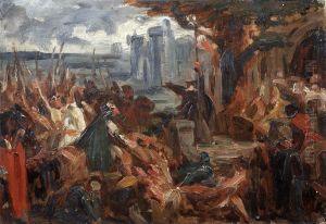 Peter the Hermit Preaching the First Crusade (study)
