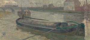 View of the Stropbrug in Ghent