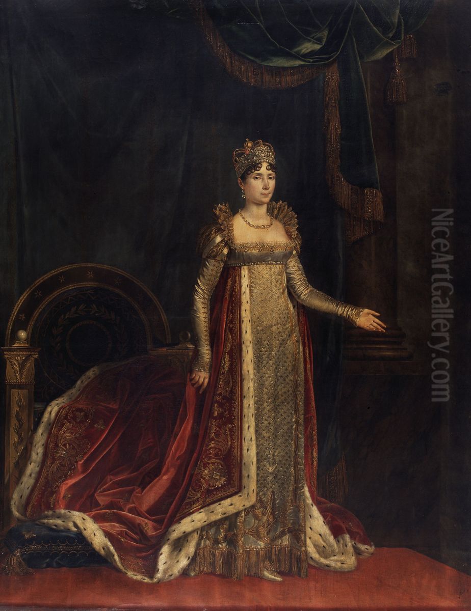 Portrait of Empress Josephine Oil Painting by Joseph Paelinck