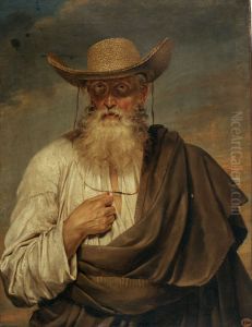 Portrait of an Old Man with a Straw Hat