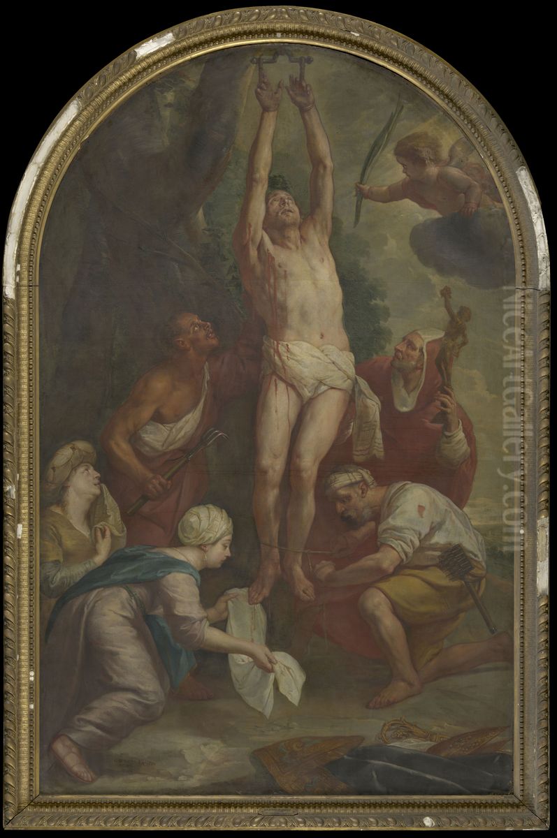 The Martyrdom of Saint Blaise Oil Painting by Gaspar De Crayer