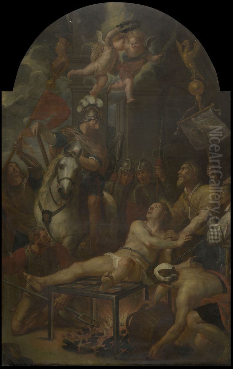 The Martyrdom of Saint Lawrence Oil Painting by Gaspar De Crayer
