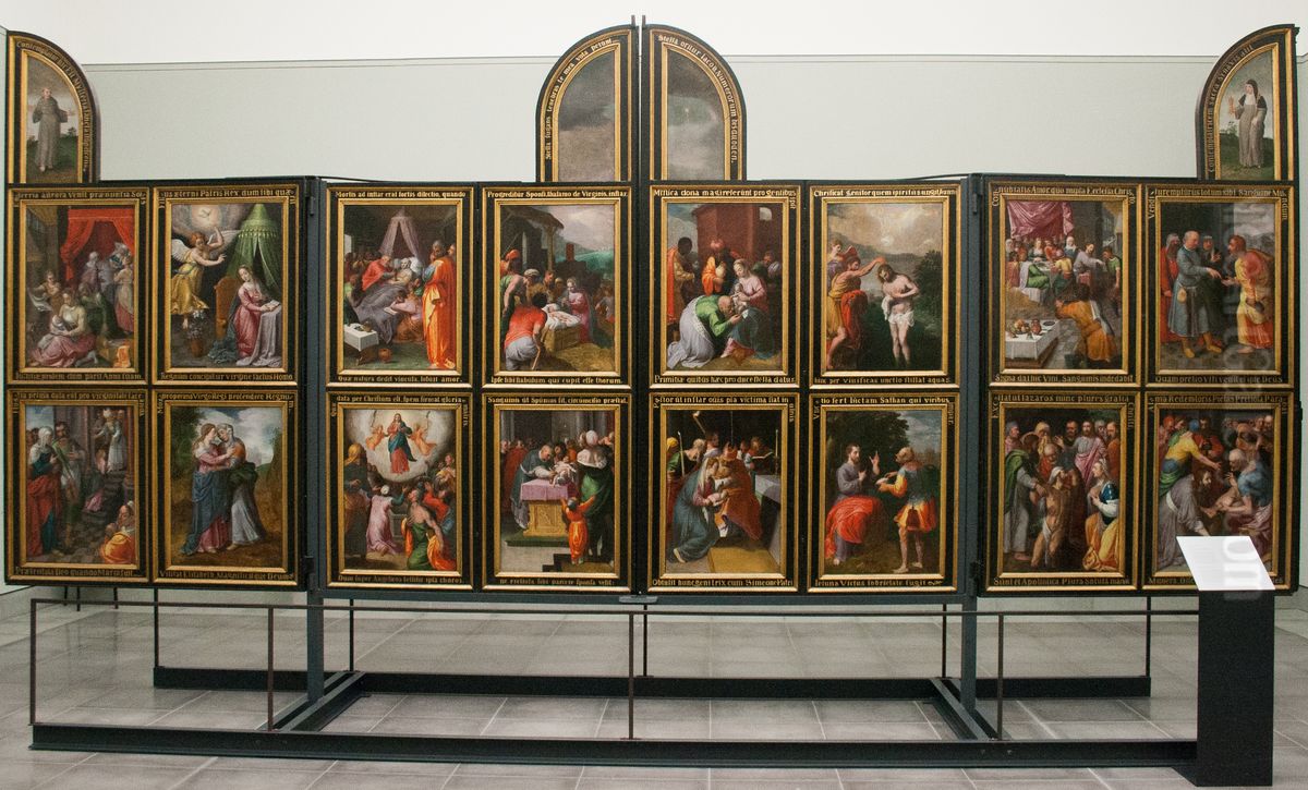 Life of Christ and the Virgin Mary Oil Painting by Frans Francken I