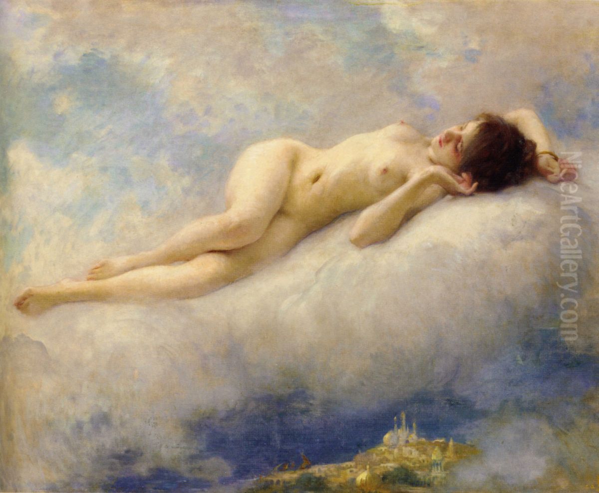 Reve d'Orient Oil Painting by Charles-Amable Lenoir