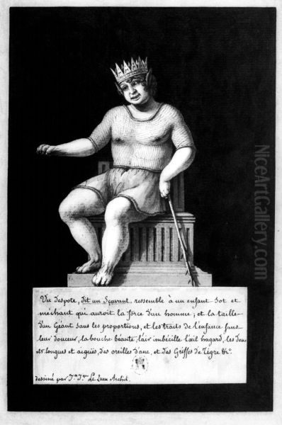 Un despote Oil Painting by Jean-Jacques Lequeu