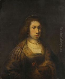 Young woman holding a carnation