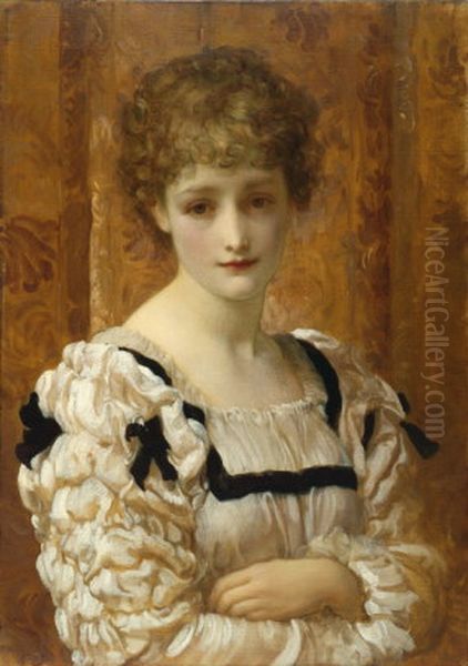 Bianca Oil Painting by Lord Frederick Leighton