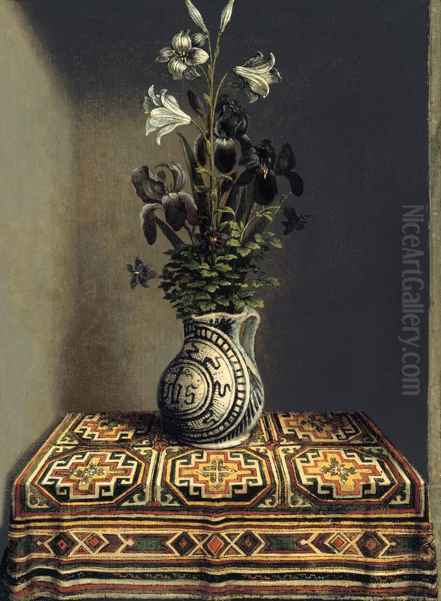 portret van een man) Oil Painting by (manner of) Memling, Hans