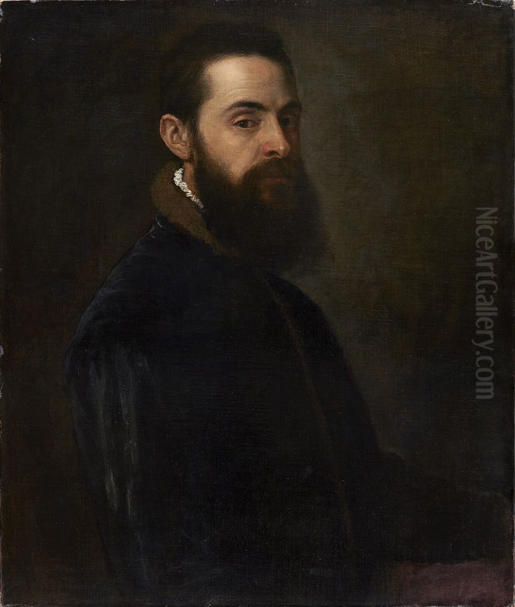 Retrato de Antonio Anselmi Oil Painting by Titian