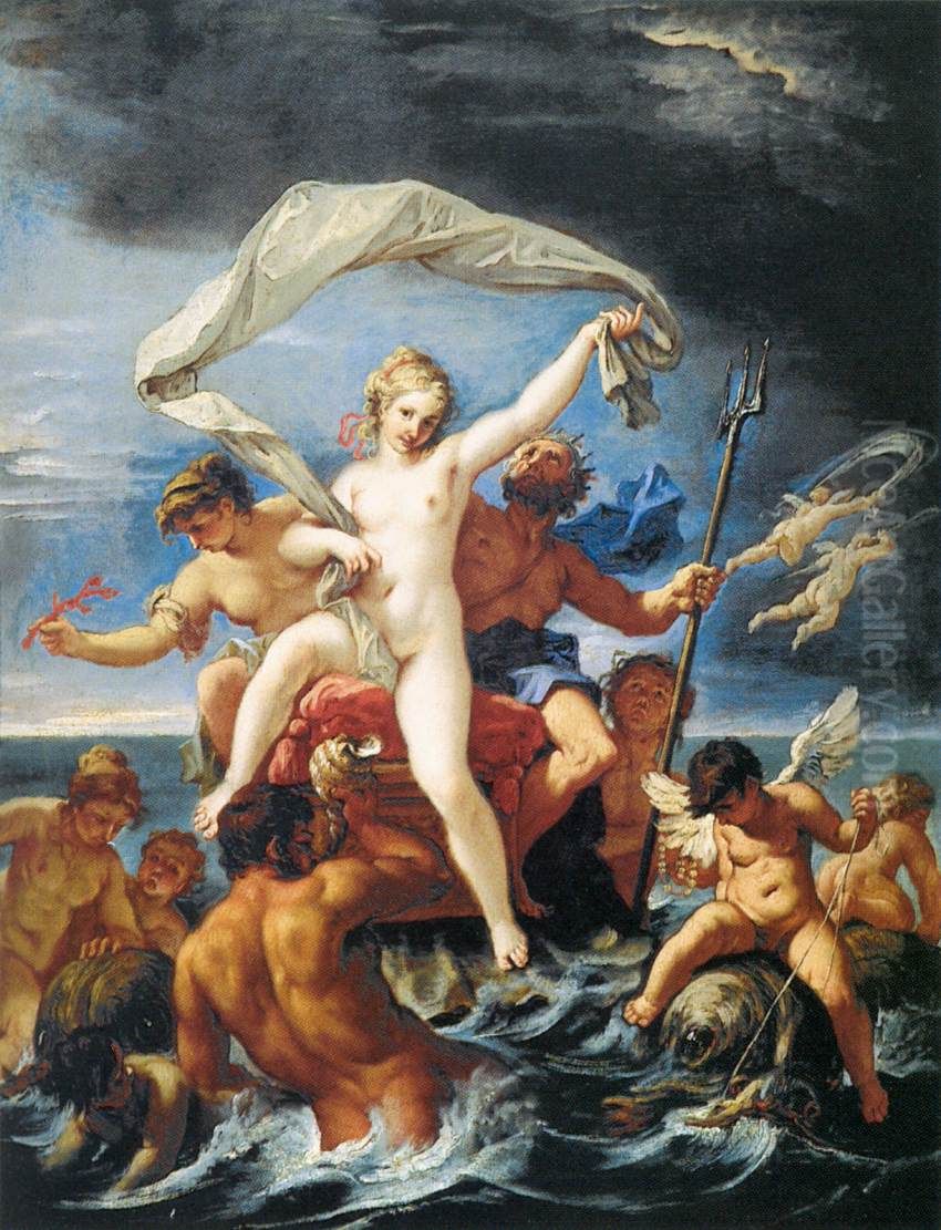 Neptune and Amphitrite Oil Painting by Sebastiano Ricci