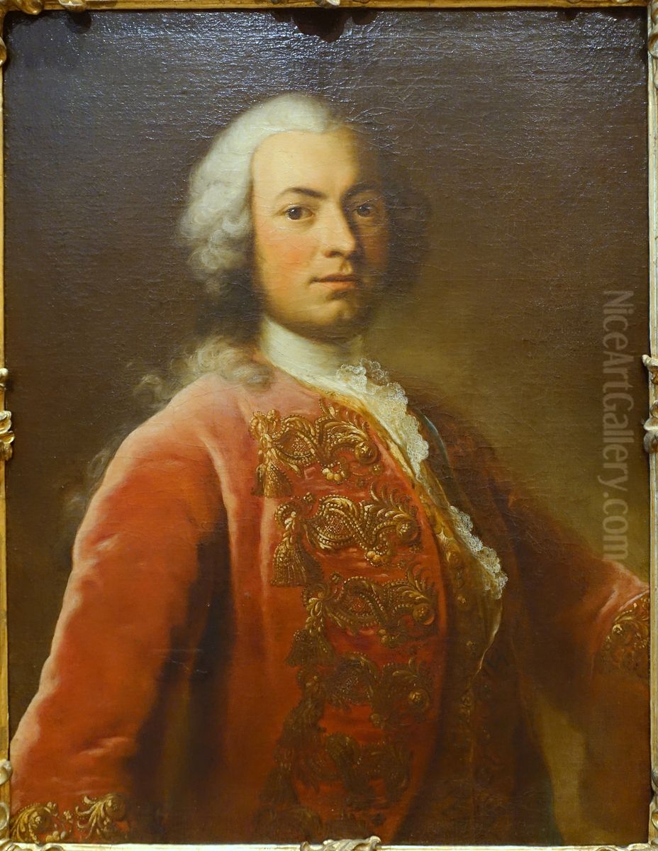 Portrait of Franz Carl von Soyer Oil Painting by Georg Desmarees