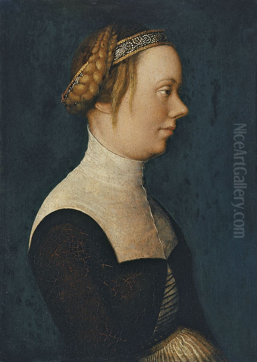 Portrait of a Woman Oil Painting by Hans Holbein the Elder