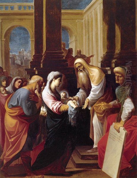 Presentation in the Temple Oil Painting by Ludovico Carracci