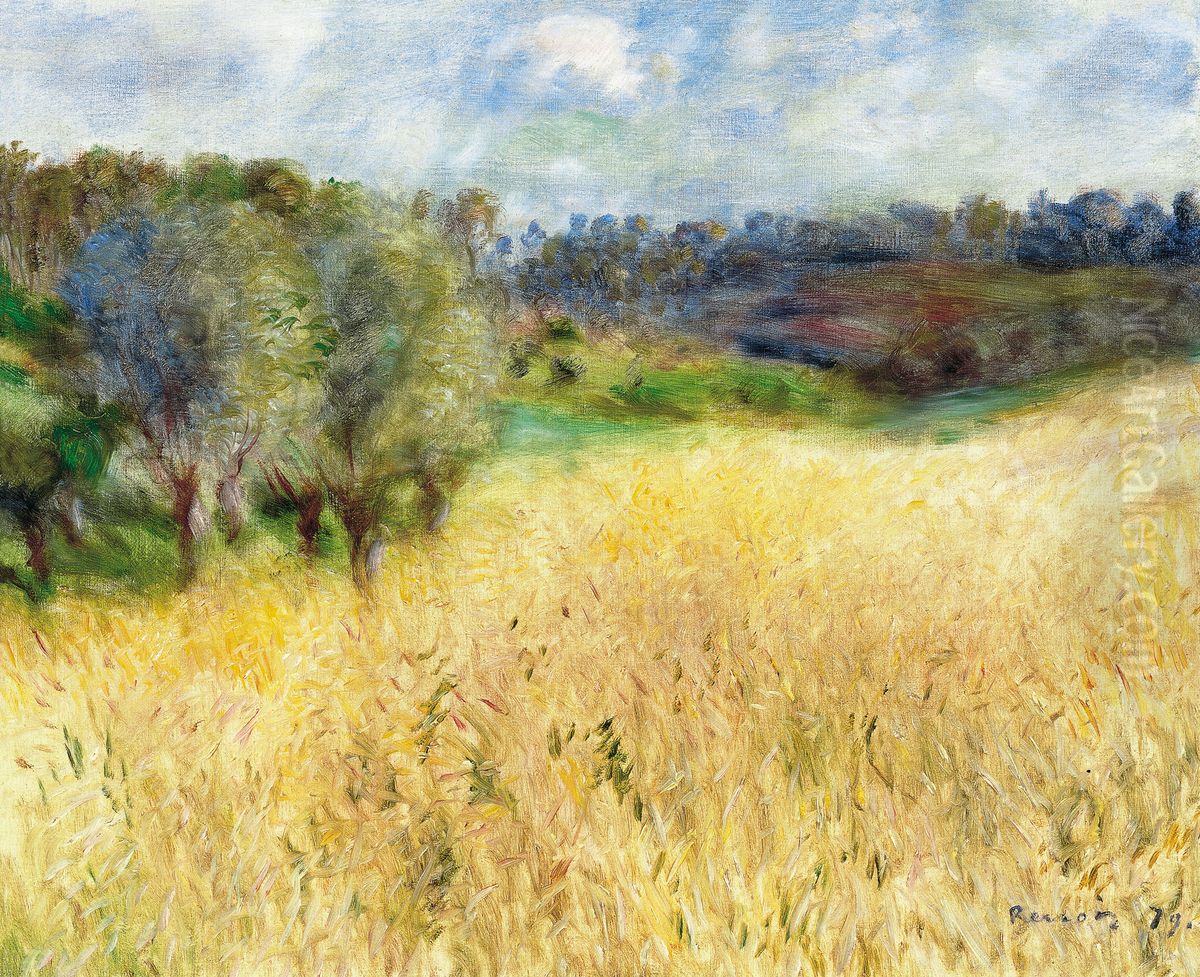 Campo de trigo Oil Painting by Pierre Auguste Renoir