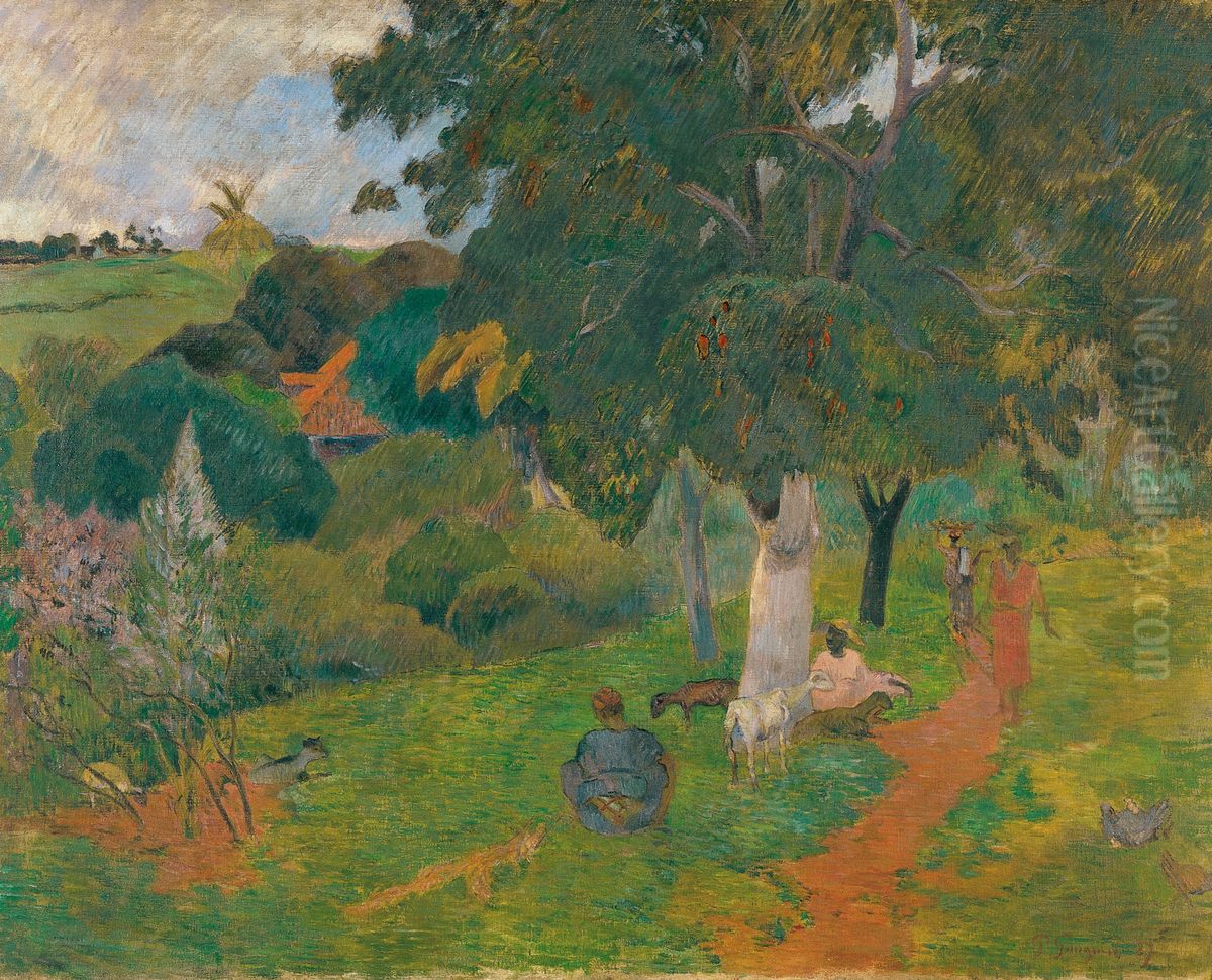 Alles et venues, Martinique Oil Painting by Paul Gauguin Alles et venues, Martinique Oil Painting by Paul Gauguin