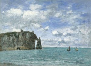 Etretat. The Cliff of Aval