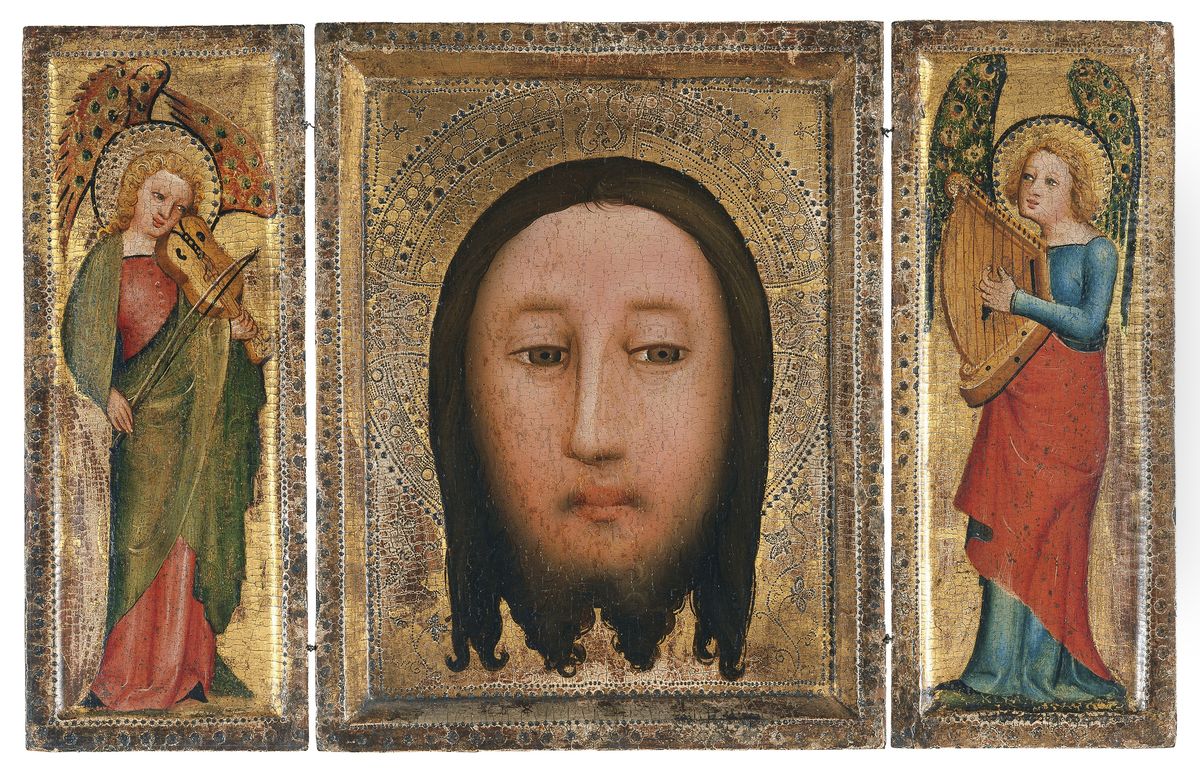 Triptych of The Holy Face Oil Painting by Master Bertram