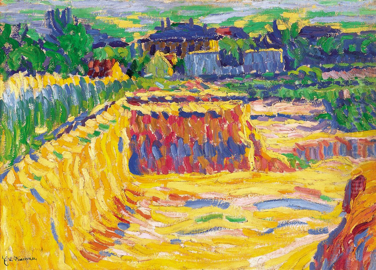 Mina de arcilla Oil Painting by Ernst Ludwig Kirchner