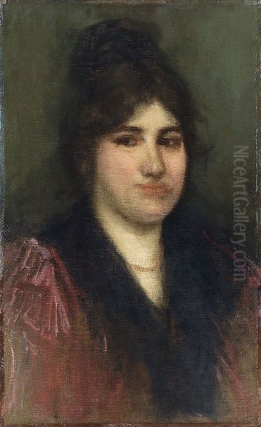 La Napolitaine Oil Painting by James McNeill Whistler