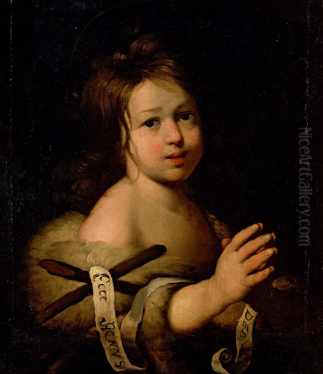 St John the Baptist Oil Painting by Bernardo Strozzi