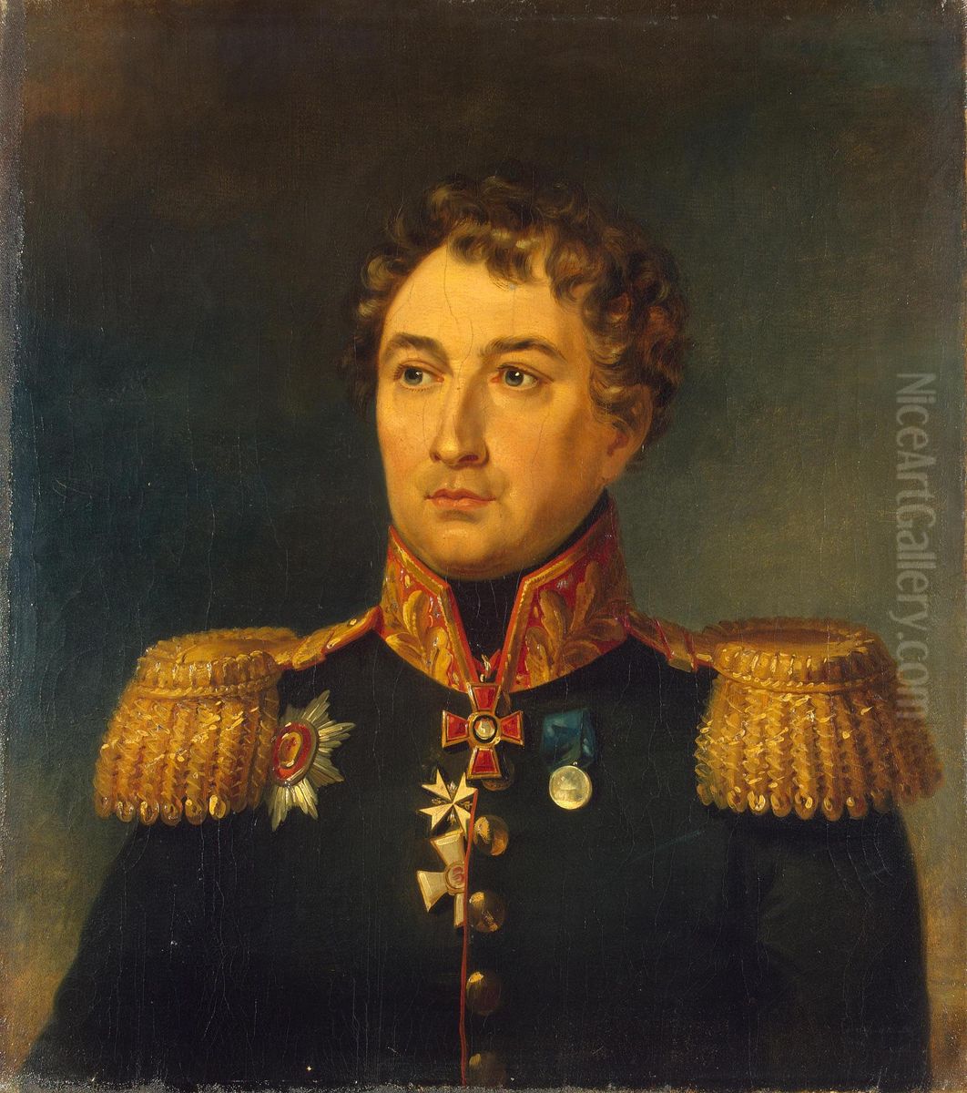 Portrait of Pyotr M. Kolyubakin (1763 - after 1849) Oil Painting by George Dawe Portrait of Pyotr M. Kolyubakin (1763 - after 1849) Oil Painting by George Dawe