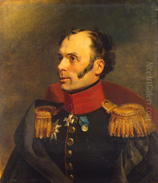 Portrait of Pavel I. Neudhardt (1779-1850) Oil Painting by George Dawe