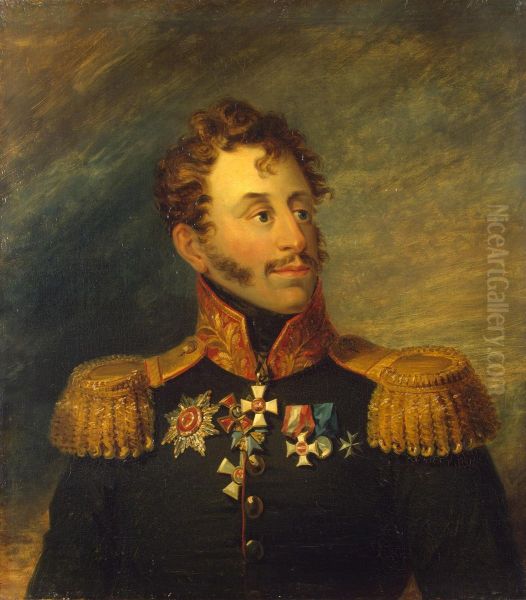 Portrait of Karl B. von Knorring (1774-1817) (3rd) Oil Painting by George Dawe