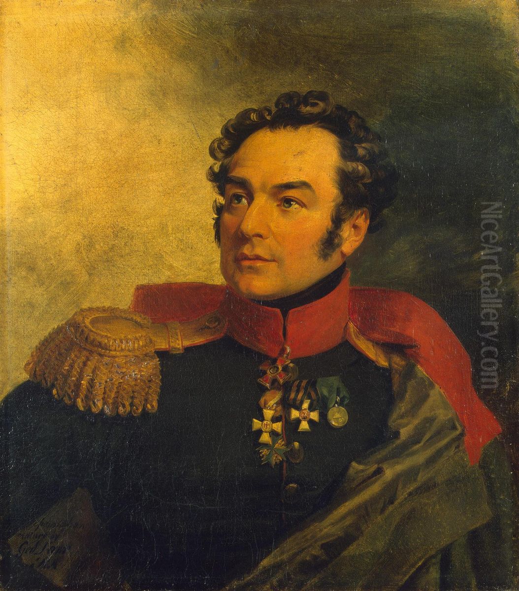 Pyotr Ivanovich Balabin (21.04.1776 - 09.06.1856) Oil Painting by George Dawe