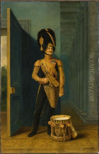 Portrait of Vasily Akentyev (Akintyev) (1787 - after 1831) Oil Painting by George Dawe